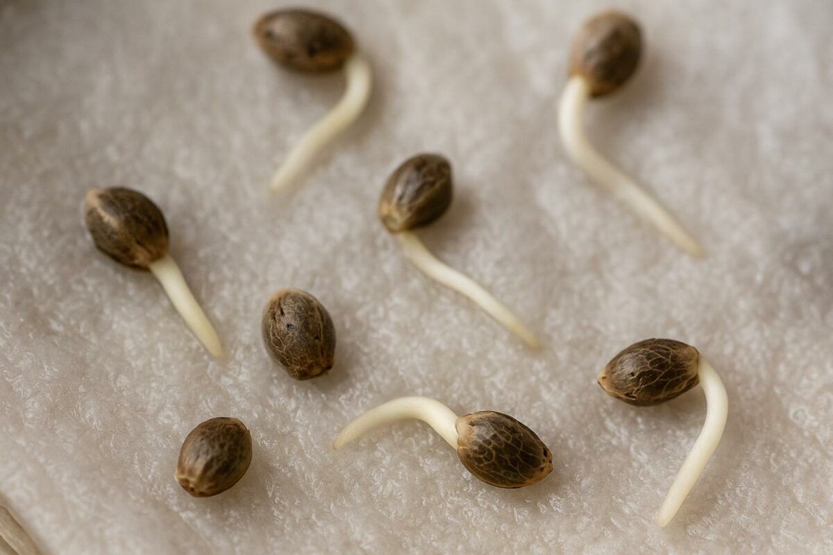 Kiełkowanie nasion marihuany 1