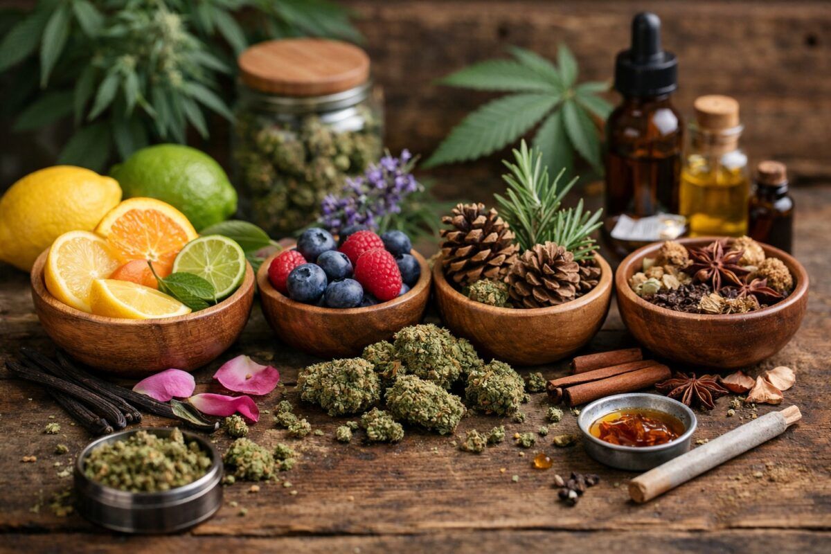 Najpopularniejsze profile terpenowe odmian marihuany