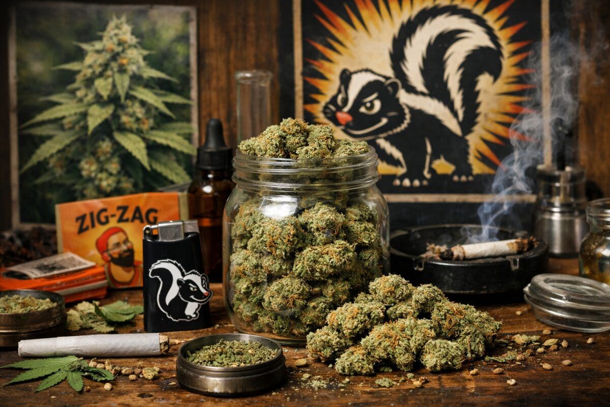 Odmiany marihuany skunk