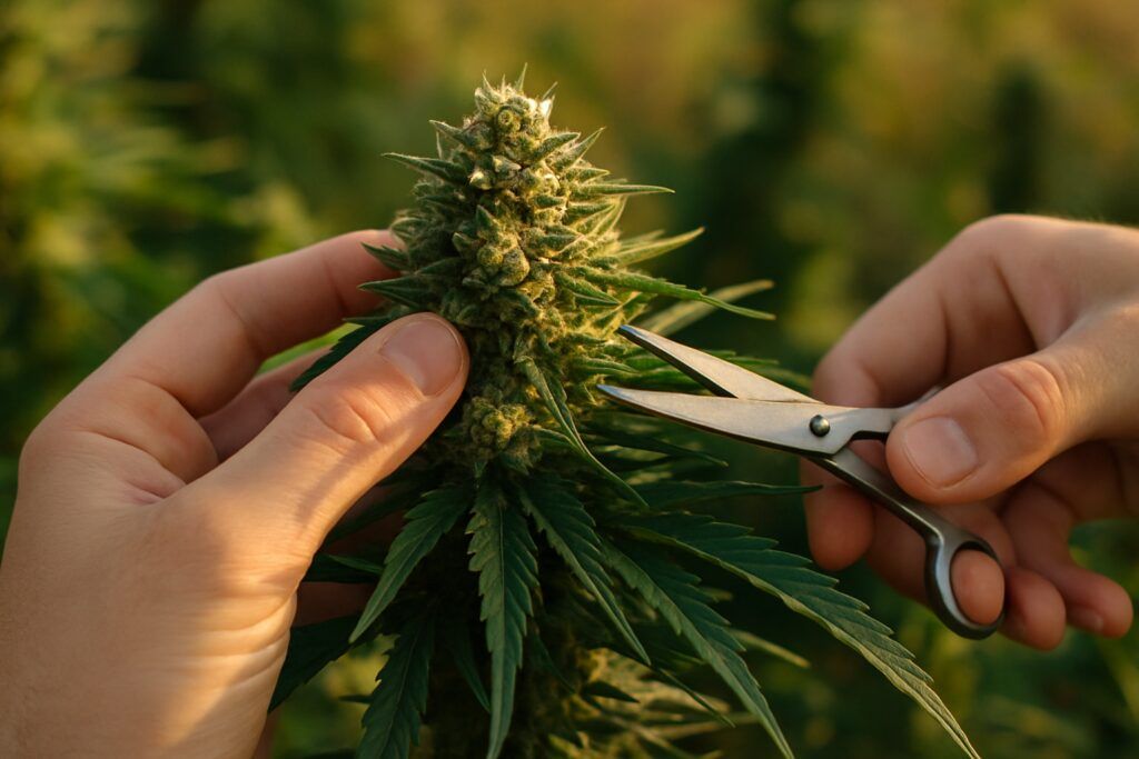 Odpowiedni czas zbiorów marihuany