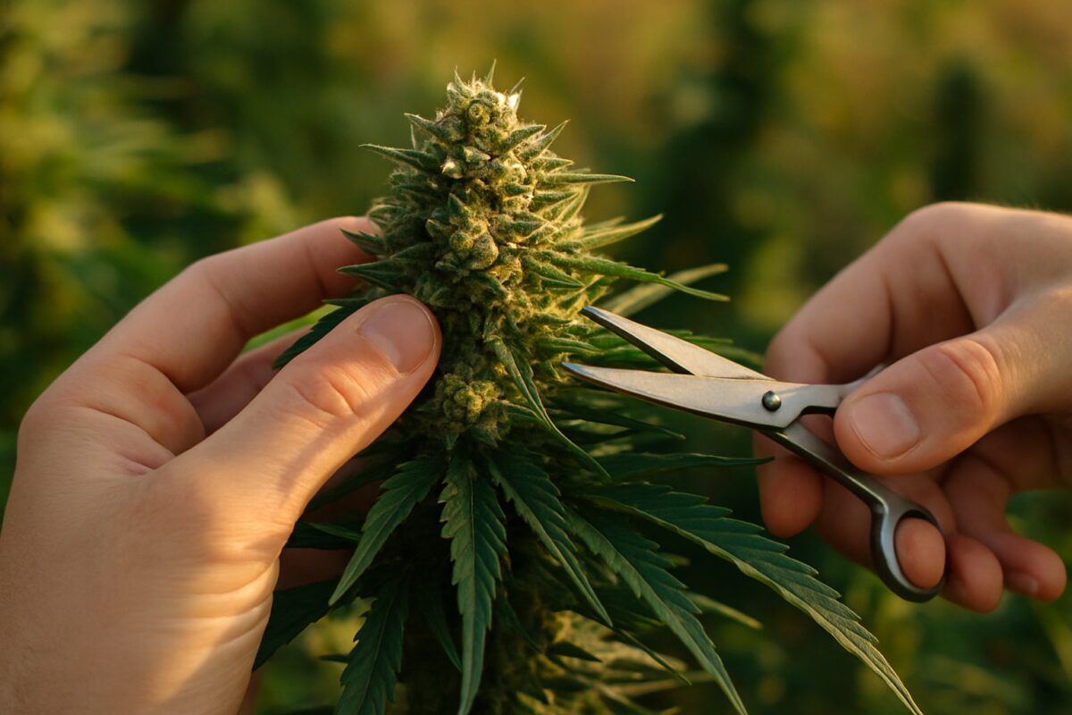 Odpowiedni czas zbiorów marihuany