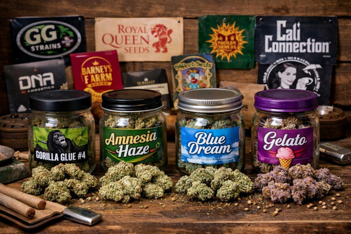 Topowe odmiany marihuany